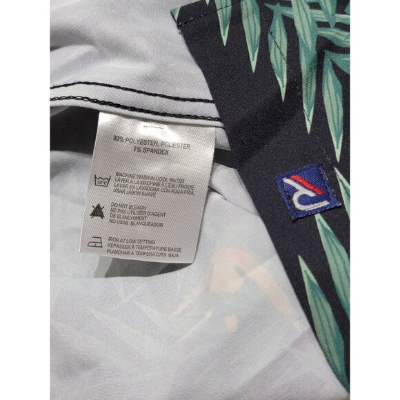 International Report Mens 4-Way Stretch Hawaiian Shirt L/G Polyester/Spandex - Picture 4 of 4